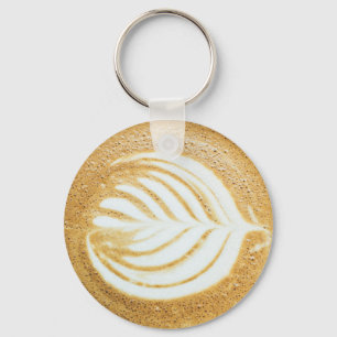 Llavero Café Froth Leaf