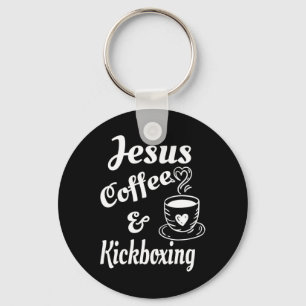 Llavero Café Jesús y Kickboxing - Amantes del Café Cristia