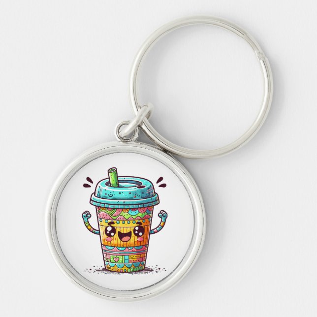 Llavero Café Kawai (Frente)