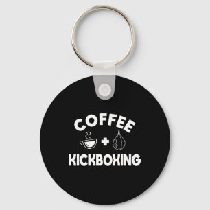 Llavero Café + Kickboxing Kickboxer Karate Boxeo Luchador