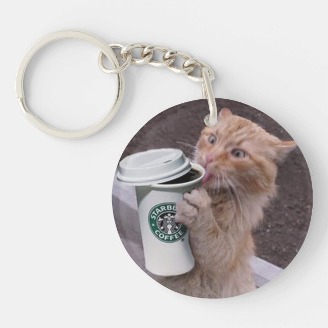 Llavero Café para gatos (Frente)