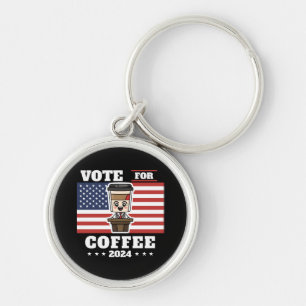 Llavero Café para presidente, vota por café