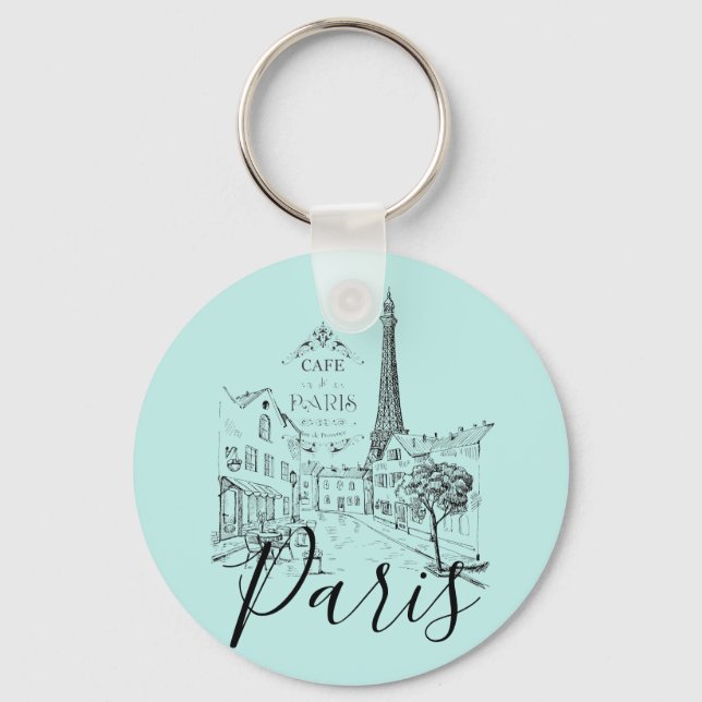 Llavero Cafe Paris Keychain (Anverso)