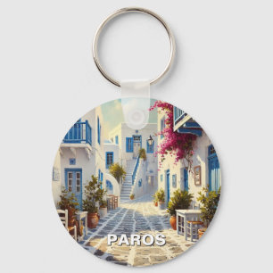 Llavero Café Paros Grecia Islas Viaje
