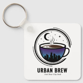 Llavero Café Urbano Ciudad Brew Skyline