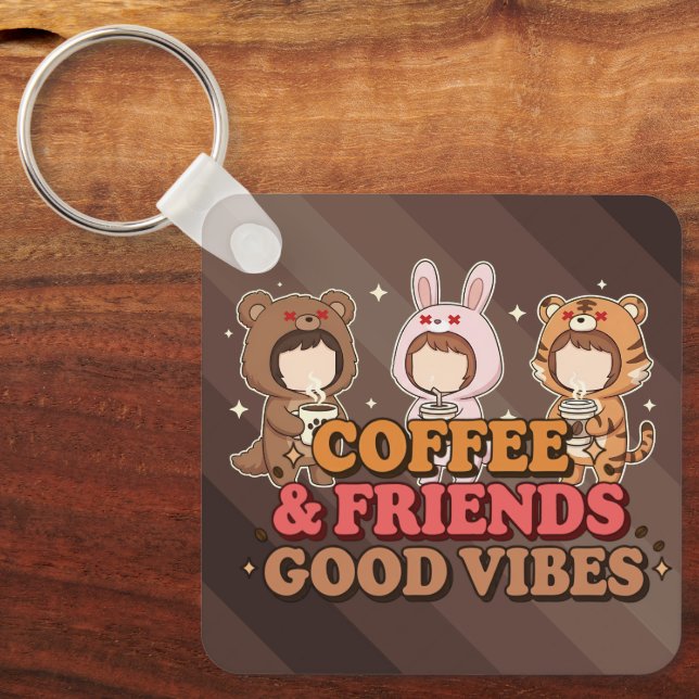 Llavero Café y Amigos (Anverso)