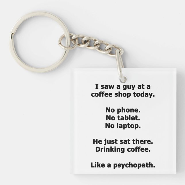 Llavero Cafetería (Frente)