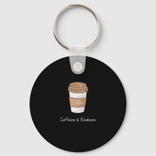 Llavero Caffeine y amabilidad (Anverso)