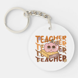 Llavero Caída de Halloween del maestro de calabaza retro