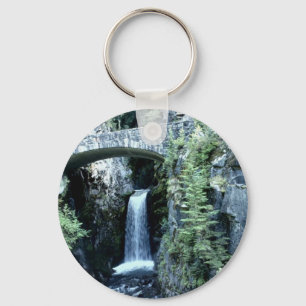 Llavero Caída del agua por la cascada del puente