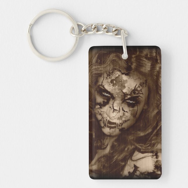 Llavero Caída y bella decadencia (Frente)