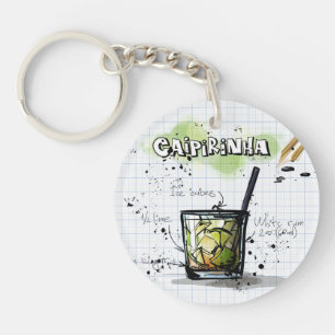 Llavero Caipirinha Acrylic Keychain