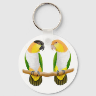 Llavero Caique Parrot Love Keychain