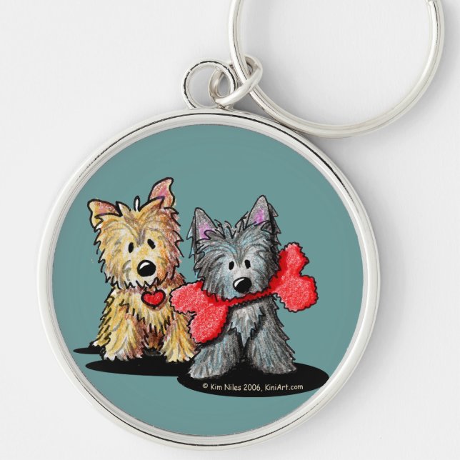 Llavero Cairn Terrier Duo (Frente)