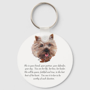 Llavero Cairn Terrier Keepsake - MUJERES