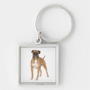 Llavero Caja de Boxer Amante de Perro Cachorro Lindo