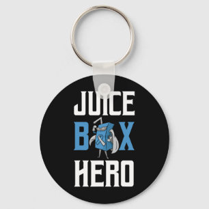 Llavero Caja de jugo Hero Diabetes Cinta azul Endocrinolog