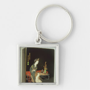 Llavero caja de la escritura del Chino-estilo