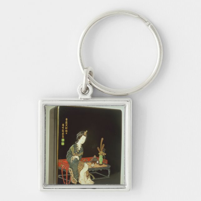 Llavero caja de la escritura del Chino-estilo (Frente)