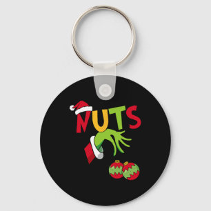 Llavero Caja de Navidad Nueces Castañas Pareja de Navidad 
