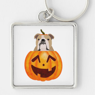 Llavero Calabaza de bulldog