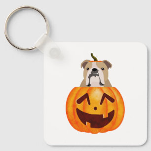 Llavero Calabaza de bulldog