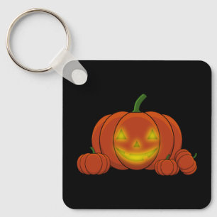 Llavero Calabaza de calabaza brillante de Jack-o'-Lantern