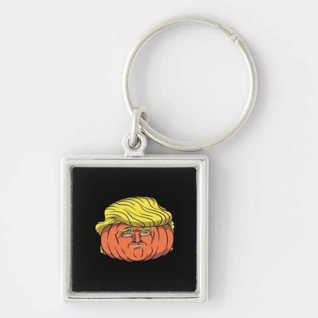 Llavero Calabaza de Donald Trumpkin (Frente)