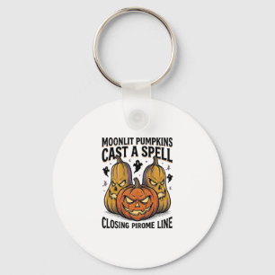 Llavero Calabaza de Halloween Cita Jack O Linterna Eng ilu