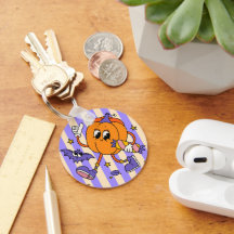 Calabaza de Halloween con retro lindo