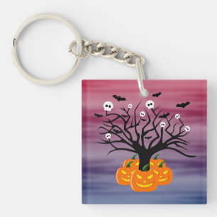 Llavero Calabaza de Halloween Jack del Árbol Muerto de los