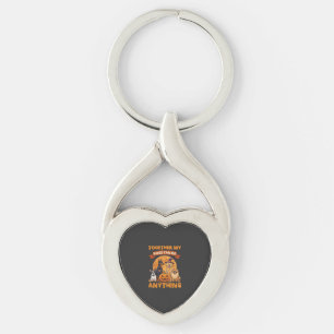 Llavero Calabaza de Halloween Perros Juntos Pueden Hacer C