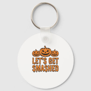 Llavero Calabaza Divertida de Halloween Vamos a Romper