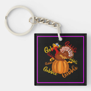 Llavero Calabaza Gobble Gobble Gobble-16194