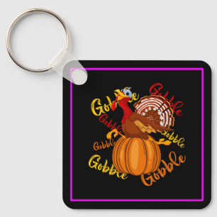 Llavero Calabaza Gobble Gobble Gobble-16194