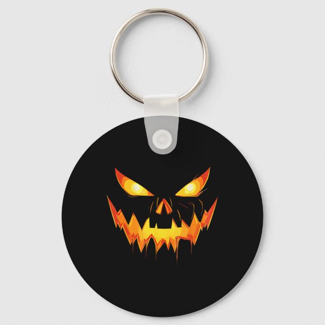 Llavero Calabaza Jack O Lantern Face Halloween Halloween H (Anverso)