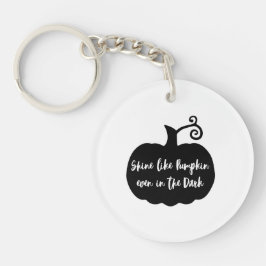Llavero Calabaza Negra Halloween