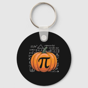 Llavero Calabaza Pie Math Gracioso Día De Acción De Gracia
