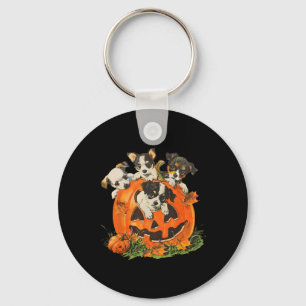 Llavero Calabaza retro de perro de los años 90 cachorros H