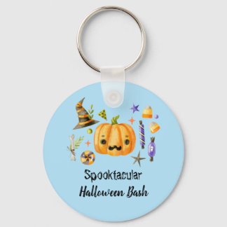 Llavero Calabaza Spooktacular Halloween Bash Fiesta Azul