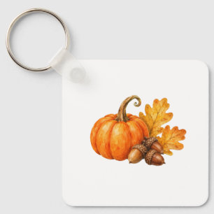 Llavero Calabaza y bellotas caídas
