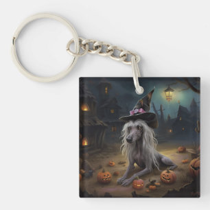 Llavero Calabazas espeluznantes de Halloween con cresta ch