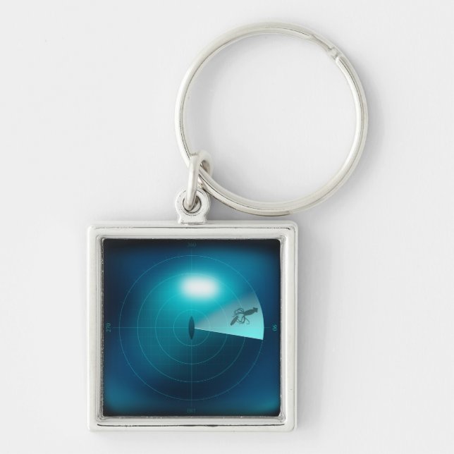 Llavero Calamar gigante sobre el humedecimiento acuático s (Frente)