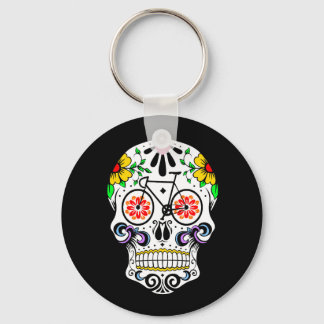 Llavero Calavera - Bicicleta de cráneo de azúcar