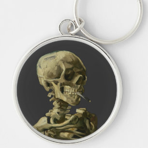 Llavero Calavera con cigarrillo de Van Gogh