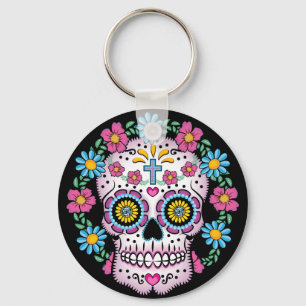 Llavero Calavera de azúcar de los muertos
