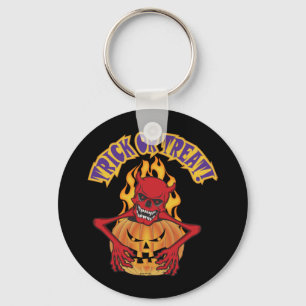 Llavero Calavera de diablo de Halloween