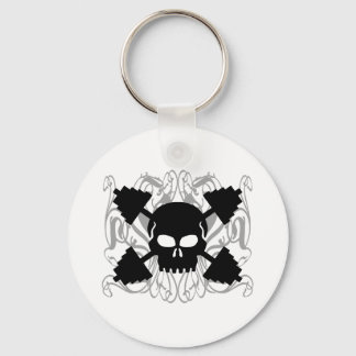 Llavero Calavera de elevación de pesas