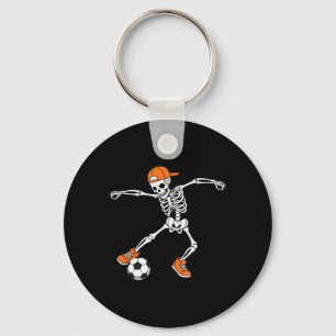 Llavero Calavera de fútbol de Halloween Truco o trato Sp