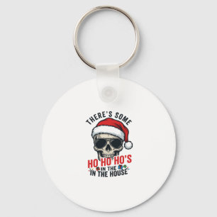 Llavero Calavera de Navidad Ho Ho Ho Humor Diseño